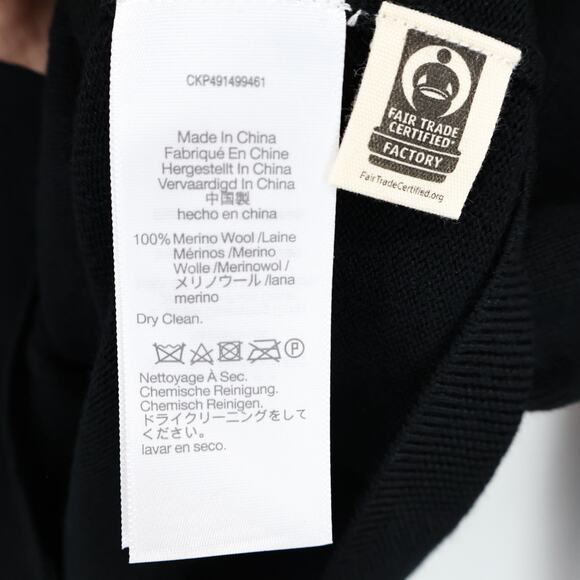 NWT Madewell 100% Merino Wool Relaxed Fit Boyfriend Cardigan True Black Size XS - Picture 13 of 14